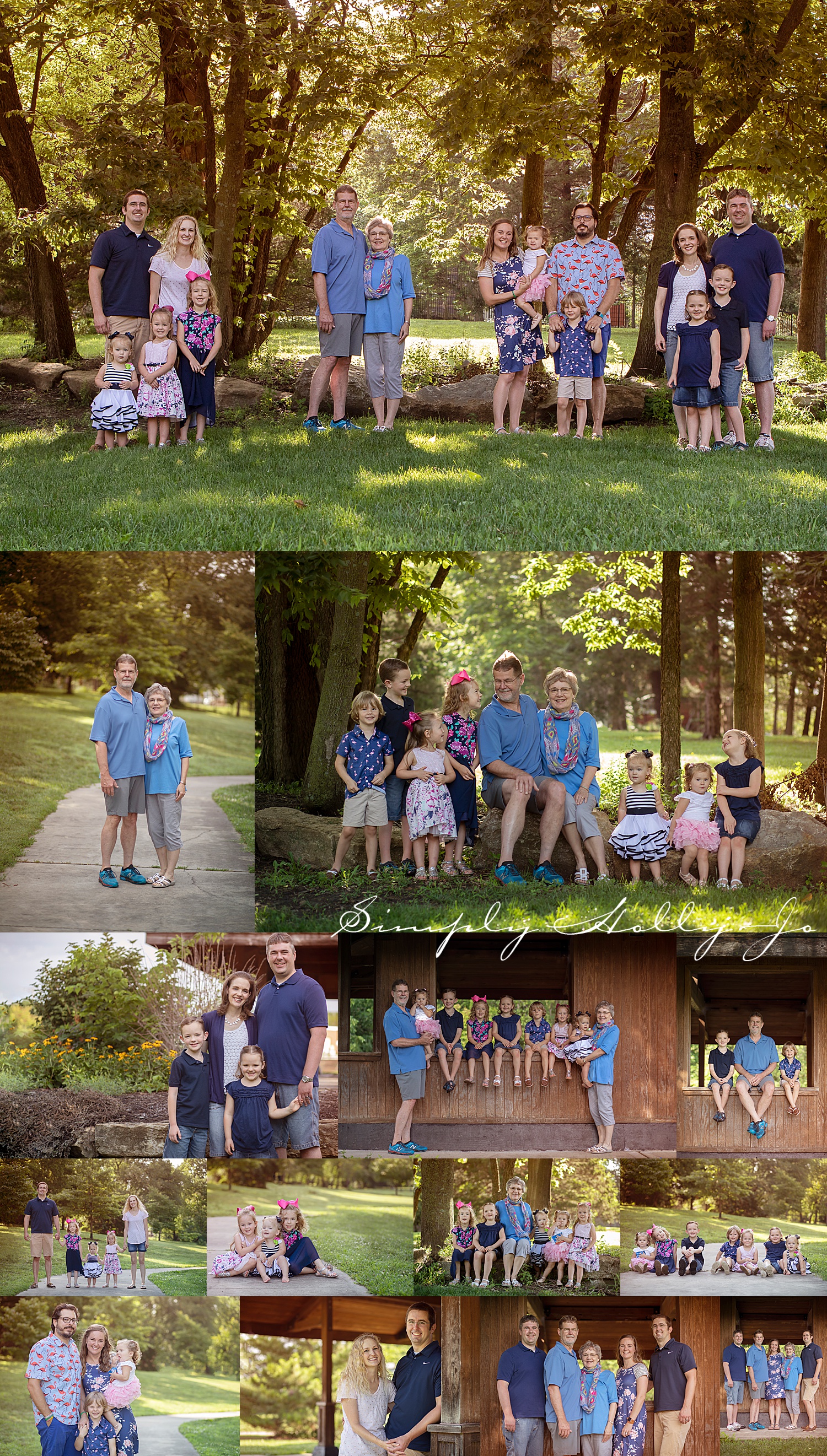 Calamity Line Park Family Photos | Holle Extended Family Photos